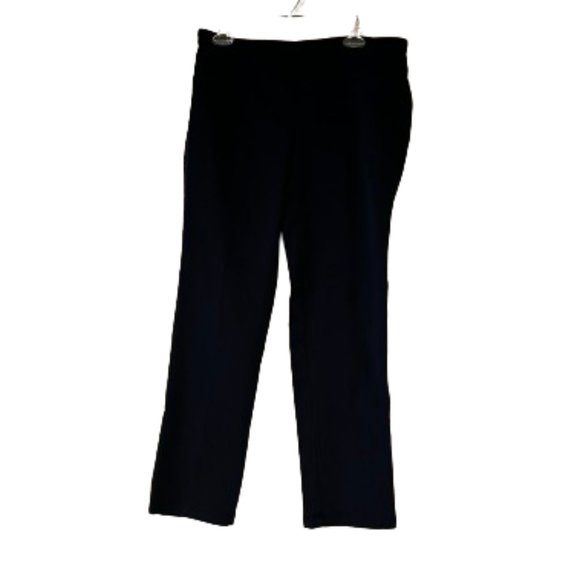 Croft & Barrow  - Black Stretch Straight Leg, Pull-On Pants - 10S - Picture 1 of 4